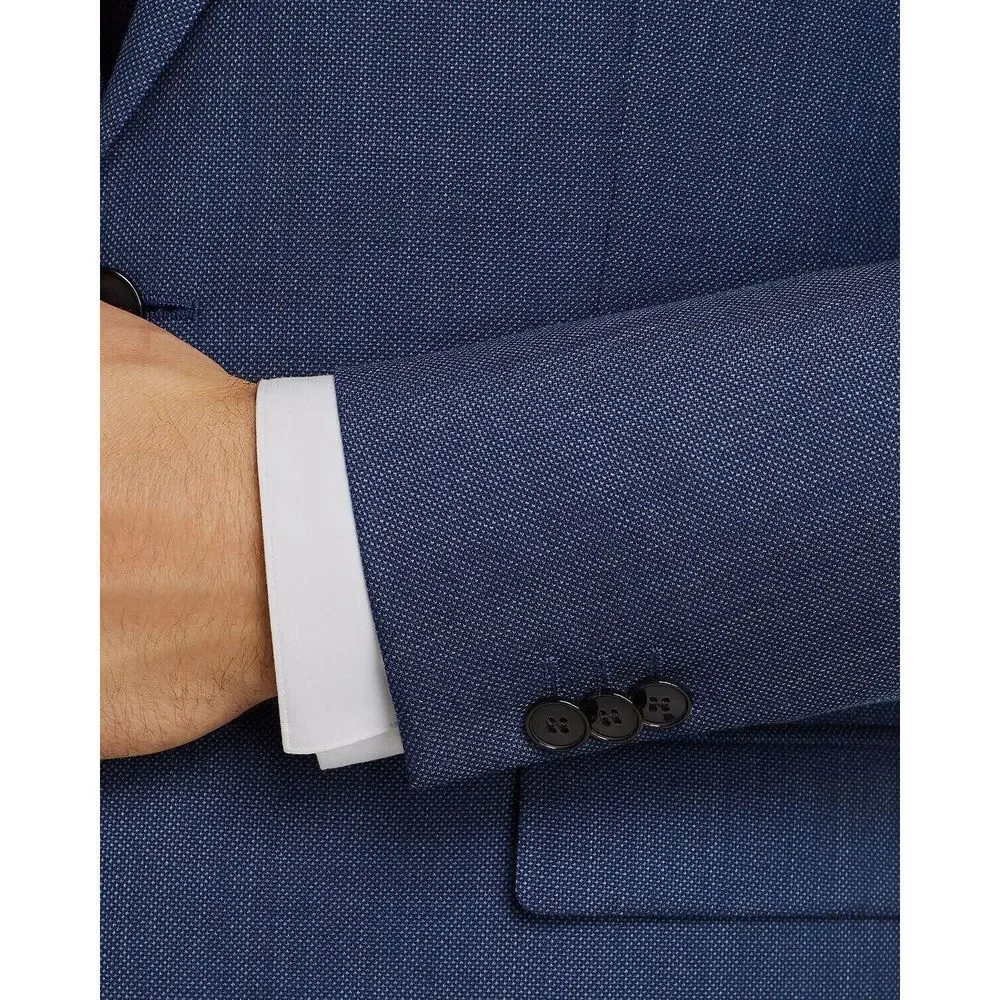 HUGO Boss Birdseye Extra Slim Fit Suit Jacket 40 L 40L Rtl $445